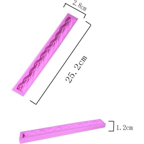 Silicone Cake Flower Silicone Twist Mould Fondant Mold Cake Decorating Tools Chocolate Gumpaste Mold Wedding Cake Decoraton