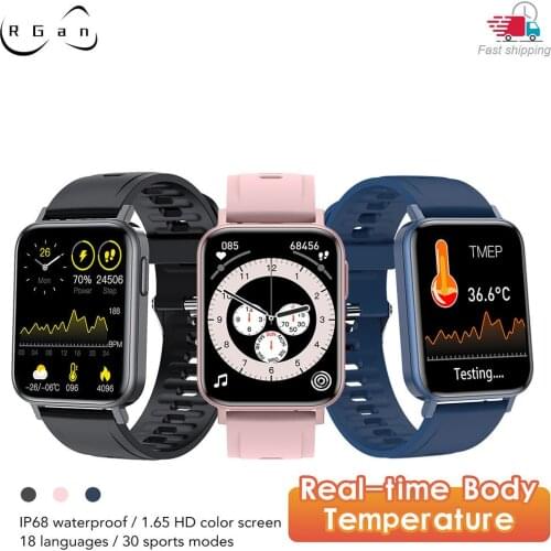 IWO T10 Pro Smart Watch 3UI Style Thermometer Smartwatch Men Gift Waterproof Sports Ecg Clock Bracelet for Huawei Android IOS