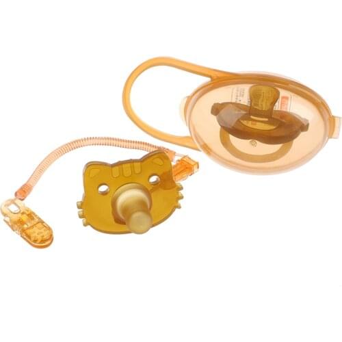 1 Pc Baby Lovely Soft Silicone Pacifier Set Newborn Cute Cartoon Animals Comfort Pacifier Newborn Baby Sleep Products Set