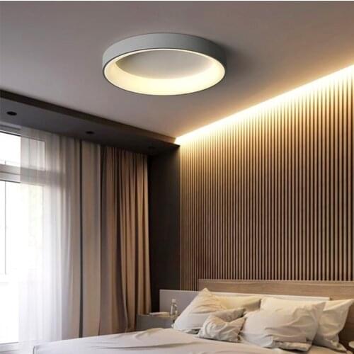 Modern lighting bedroom lamp Simplicity round ceiling lights Nordic study lustre childrens room living room led light fixtures