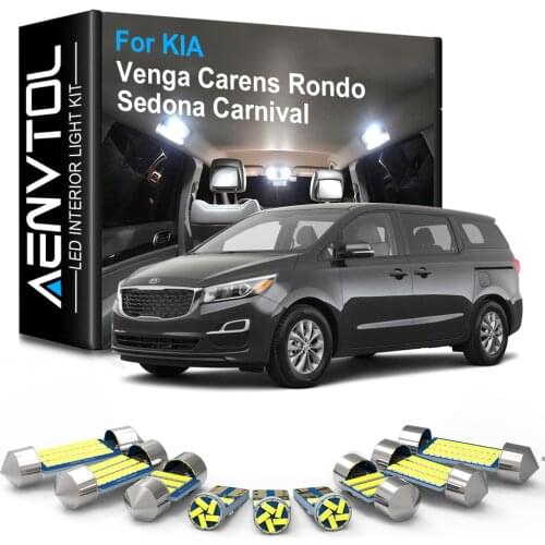 AENVTOL Canbus Interior Lights LED For KIA Carnival KA3 KA4 Rondo Carens RP Sedona Venga 2008 2009 2010 2011 2016 2017 2020 2021