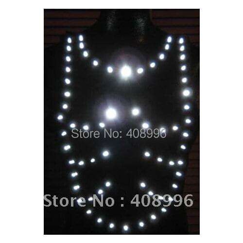 LED luminous waistcoat for performance/stage performance/light-up Vest
