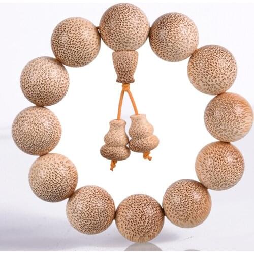 Bamboo Bead Fish Roe Pattern Tibetan Buddhism Amulet Bracelet