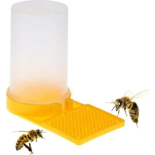 1pcs feeders for bees plastic watering feeding feed waterer bottles cups box beekeeping beehive tools agriculture equipment