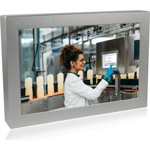 12.1" industrial pc Resistive touch waterproof ip68 Intel Celeron J1900 1280x800 fanless all in one PCs USB/RS232/LAN Windows10