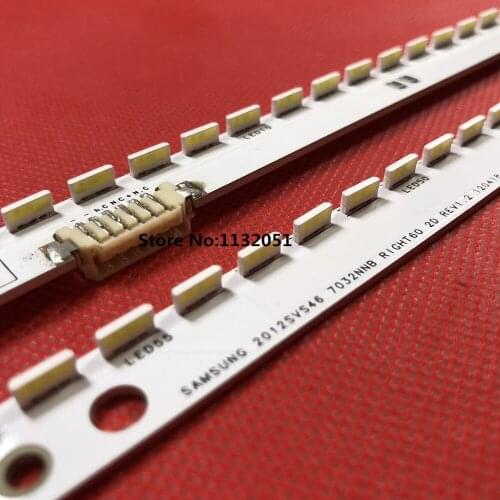 572mm LED Backlight strip 56/60leds For Samsung 46inch TV LTJ460HN06 UA46ES5500R 2012SVS46 7032NNB RIGHT60 LEFT60 RIGHT60 2D