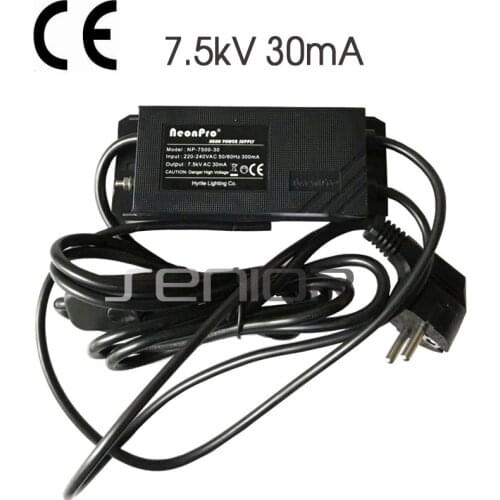 7.5kV30mA 72W CE Neon Sign Electronic Transformer Rectifier Ballast Australian Standard Neon Sign Power Supply With/without Plug
