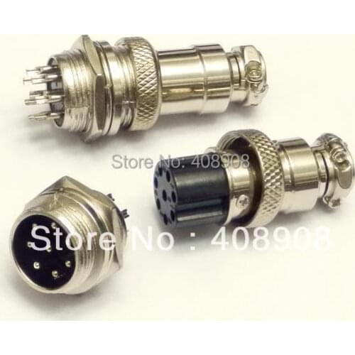 8Pin Male Female Panel Chassis Harness AC-DC Power Connector Kit 16mm