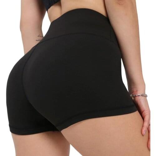 ATHVOTAR Shorts Women Push Up Workout High Waist Booty Short Pants Woman Summer Red Sports Shorts Femme