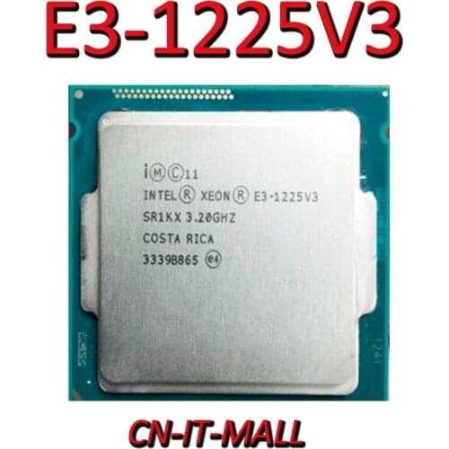 Pulled E3-1225V3 E3 1225V3 E3-1225 V3 Server cpu 3.2G 8M 4Core 4 Thread LGA1150 Processor