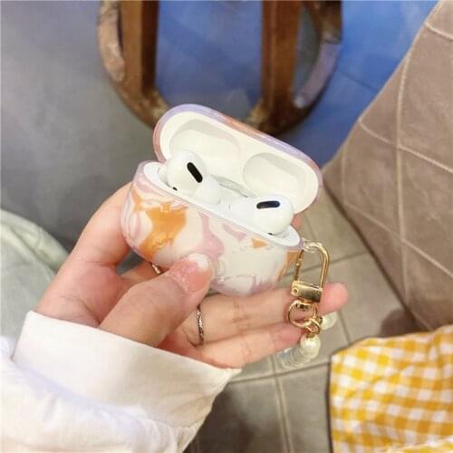 For Apple Airpods Case Pro Luxury Girls Pearl Case for Apple Airpods 3 Case Wireless Fit for Bluetooth Protective Earphone Case