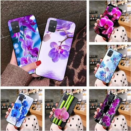 Orchid Flowers Phone Case For Samsung Galaxy A52 A21S A02S A12 A31 A81 A10 A30 A40 A50 A70 A80 A71 A51 5G