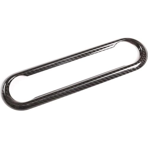 For Alfa Romeo Giulia Stelvio 2020 Real Carbon Fiber Car Center Air Conditioning Adjustment Frame Stickers Car accessories