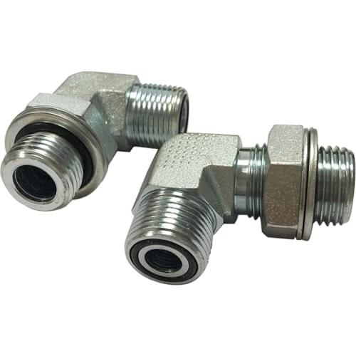 2pcs for hyundai excavator R60-7 special hydraulic pump pilot pump gea right angle tubing joint
