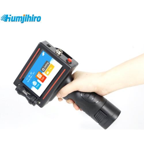 12.7mm 15 Languages Handheld Inkjet Printer Variable QR Barcode Logo Expiry Date Portable Thermal Inkjet Printer 1 ink for free