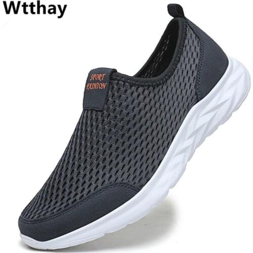 Fashion Men Casual Shoes Lightweight Sneakers Summer Couples Breathable Mesh Outdoor Running Shoes Trend Mens Sneakers Size 49