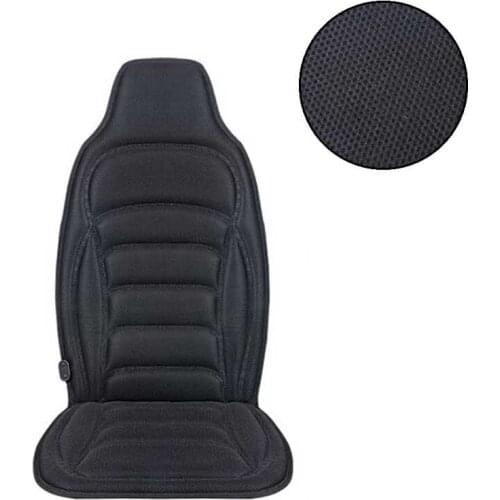 12V Electric Portable Heating Vibrator Back Massager Chair Car Home Office Lumbar Neck Pain Relief Massage Cushion Pad Seat