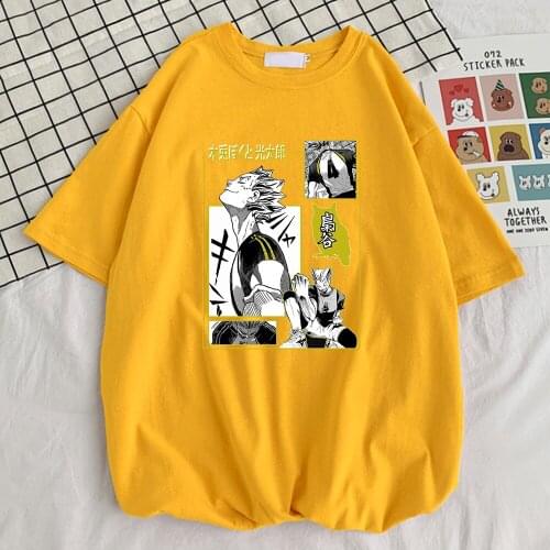 Haikyuu Bokuto Printing Mens T Shirt Fashion Breathable Tshirts Simplicity Comfortable T Shirts Cool Oversized Men Short Sleeve