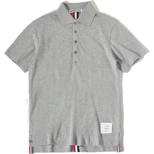 High New Novelty 2019 Men Punk Classic striped stars Fashion Polo Shirts Shirt Hip Hop Skateboard Cotton Polo Top Tee #G99