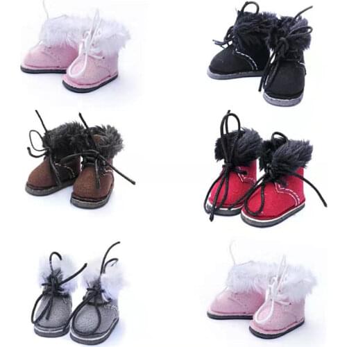 Ob11 doll shoes bjd shoes cowhide copper buckle leather boots for obitsu11,GSC clay,body9,YMY,1 / 12BJD doll Accessories boots