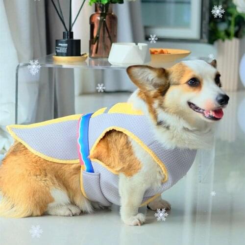 Welsh Corgi Dog Clothes Summer Pet Vest Shiba Inu Husky Samoyed Labrador Shepherd Golden Retriever Big Large Dog Clothing Outfit