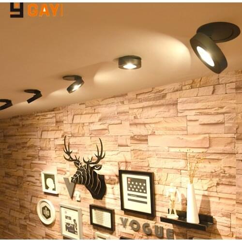 2021 LED COB Ceiling Downlight Lamp 360 Degree Rotatable Built In Spot Light Recessed Downlight 3W 5W 7W 9W Surface Mounted