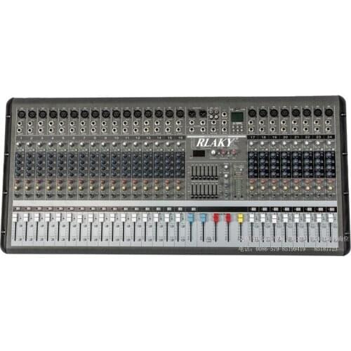 Best Price All-in-One Professional Studio Audio DJ Mixer 24-Channel Stage Performance and Equalizer Integration Effects
