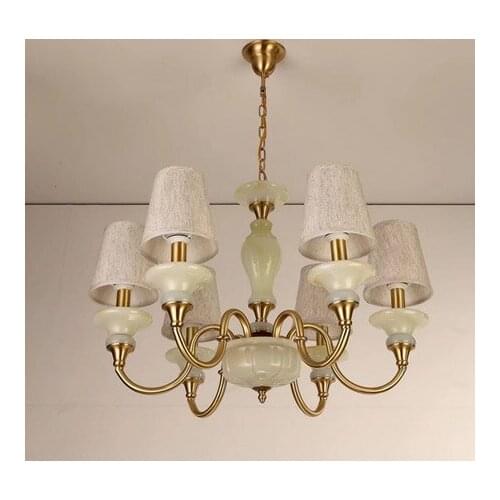 American-style-garden-crystal-chandelier-living-room-bedroom-dining-room-European-modern-simple-imitation-copper-chandelier