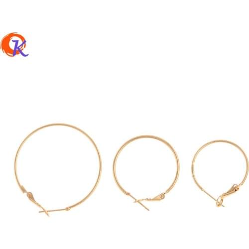 Cordial Design 30Pcs 25MM 30MM 40MM Jewelry Accessories/Ear Hooks/Genuine Gold Plating/DIY Making/Hand Made/Earring Findings