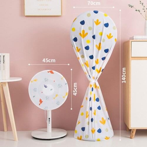 Nordic PEVA Fabrics Electric Fan Covers Household Dust Cover For Electric Fans Round Waterproof And Fan Dustproof Cover