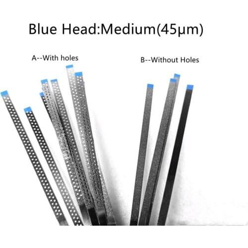 Dental Sanding Polishing Finishing Finisher Blue Head Medium(45μm)