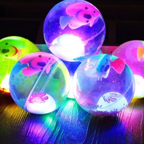 LED Flashing Dog Ball Toy Pet Glowing Bouncing Ball for Puppy Dog Bite Resistant Chew Dog Light Up Toys Pet Interactive Products