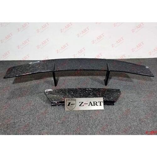 Z-ART forged carbon fiber rear spoiler for Huracan carbon fiber rear wing + deck lid for LP610 LP580