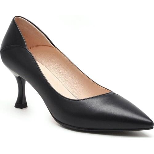 Age season in 2019 new product with high heel size code 33-40 shallow mouth single woman shoes