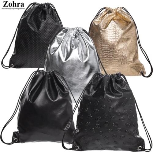 2020 new PU leather beam pocket storage shoulder bag European and American closing bag solid color gift bag