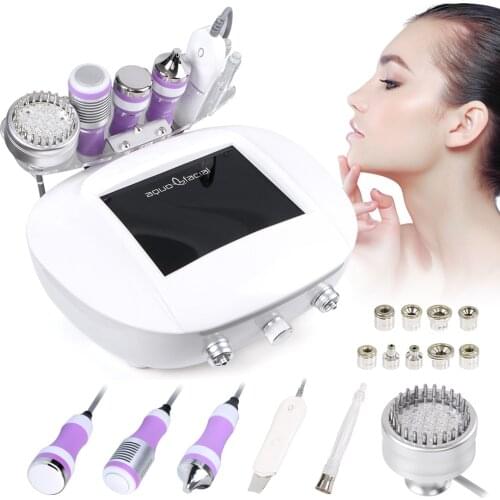 6 In1 Ultrasonic Skin Scrubber Microcurrent Photon Skin Lifting Facial Care Beauty Machine
