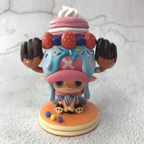 Anime One Piece Tony Tony Chopper Candy Action Figure Juguetes One Piece 15th Figurals Collectible Model Toys Brinquedos 11CM