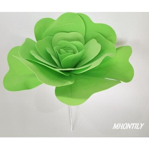 Large PE Foam Rose Artificial Flowers Decoration Home Fake Flowers Wedding Background Wall Christmas decor Garden display Flores