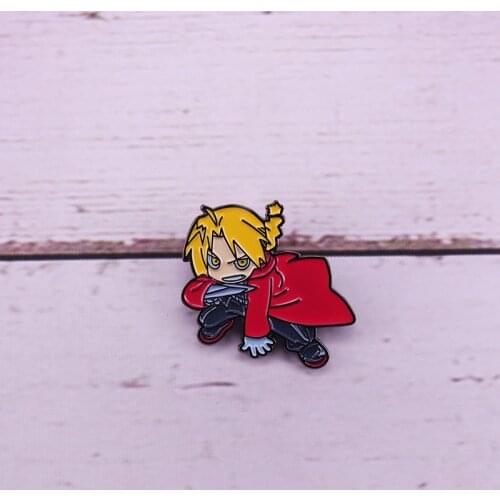 Fullmetal Alchemist Edward Elric Chibi enamel pin Hiromu Arakawa pin