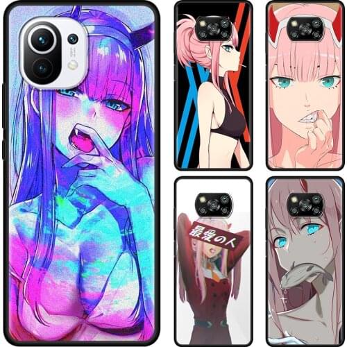 Case for Mi Poco F3 X3 GT X3 NFC Zero Two Darling in the FranXX Anime Smartphone Coque For Xiaomi Poco F3 M3 X3 NFC F1 Shell