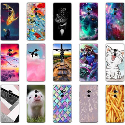 Case For Xiaomi mi mix2 Case For Xiaomi mi mix 2 Case soft Silicone Printed Cover For Xiaomi Mix 2 Phone Case Cover