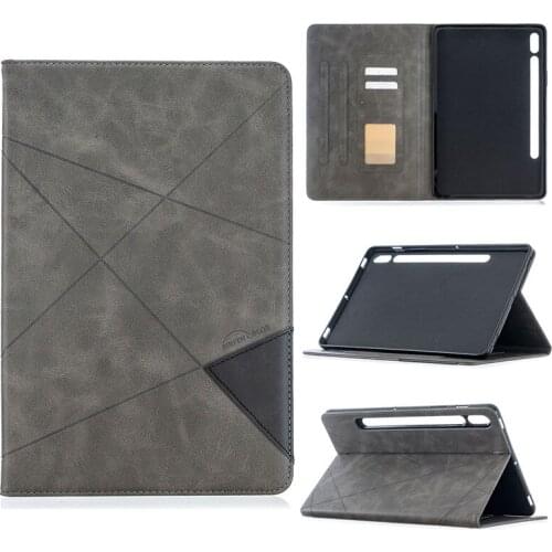 Premium PU Leather Flip Stand Shell for Samsung Galaxy Tab S7 Cover SM-T870 SM-T875 T870 T875 2020 11 Inch Funda Tablet Case