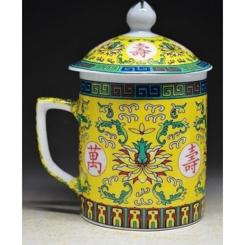 5.71 inche/In ancient China hand painting ceramic cups