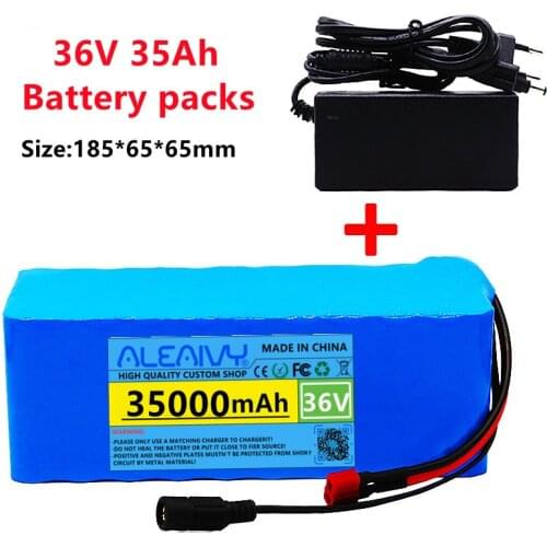 36v lithium ion battery 37v 35Ah 1000w 10S3P Li ion Batteries Packs For 42v E-bike Electric bicycle Scooter with BMS + Charger