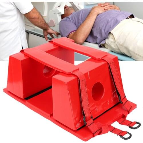 Medicall Emergency Rescue Head Restraint Waterproof Head Immobilizer With Straps For Spine Plate Shovel Stretcher Safe Durable