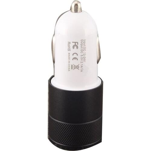 Mini 2 Port USB Car Charger 2.1A Universal Dual Double USB Cell Mobile Phone Charging Adapter For phone