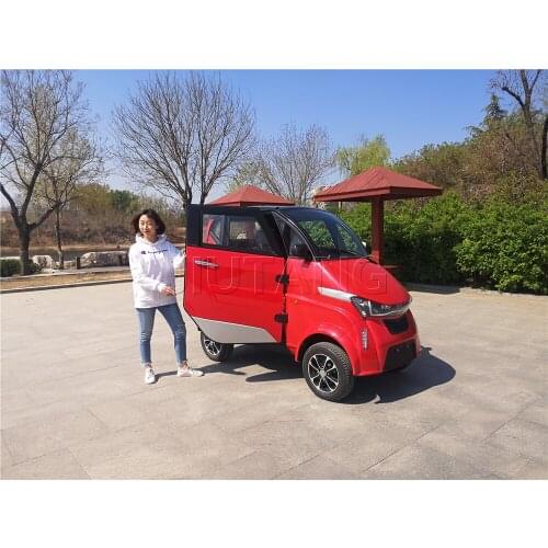 Mini Electrice Car 4 Wheels Vehicle Adult Fully Enclosed Mobility Scooter COC EEC 3 Seats New Energy Electric