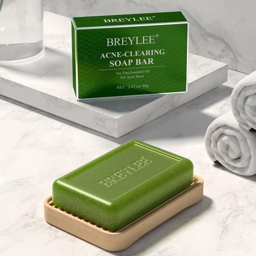 80G Acne Clearing Soap Bar Moisturizing Nourishing Smoothing Lifting Firming Acne Treatment Oil Control Deep Cleansing Face Care