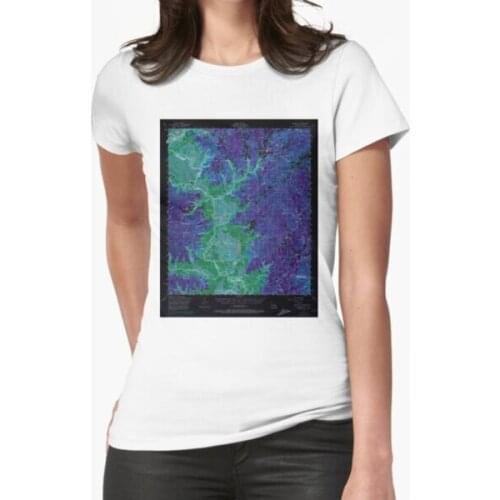 Usgs Topo Map La Negreet 334858 1954 62500 Inverted T-Shirt Print Top