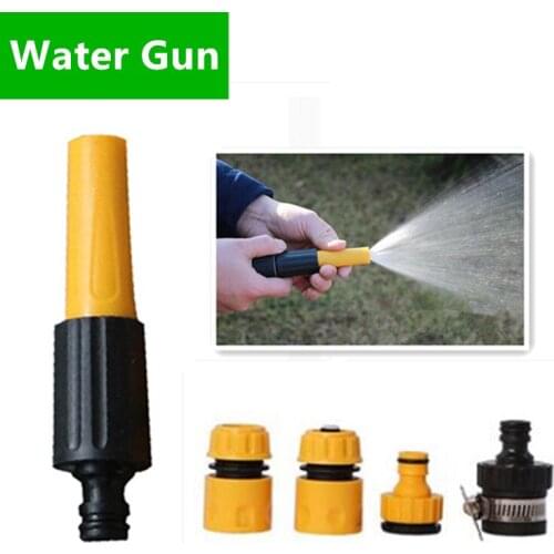 Plastic Garden Water Gun With Connector Watering Nozzle For Garden Irrigation Variable Flow Controls Garden Watering W106
